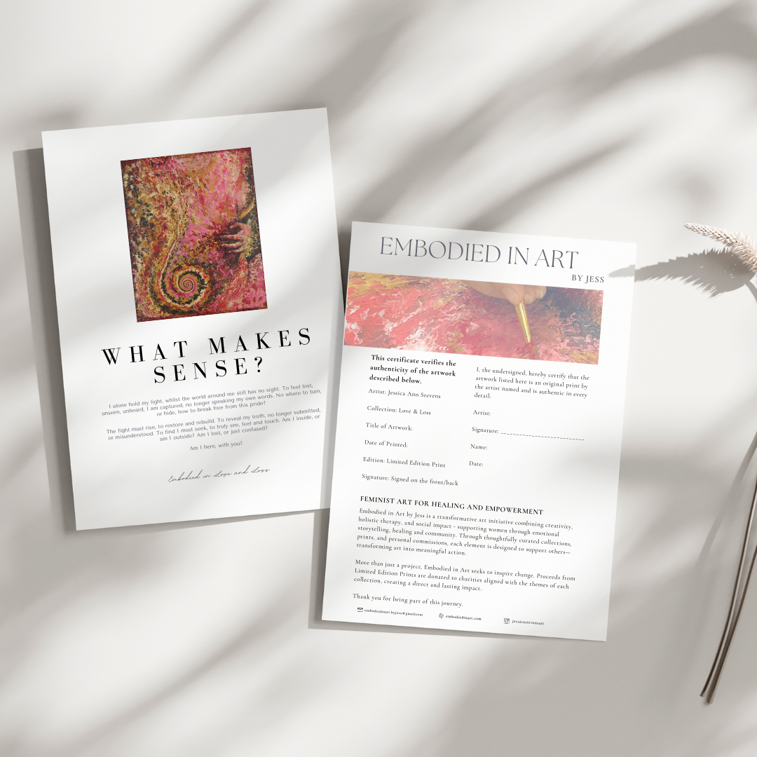 "What Makes Sense" Limited Edition Art Print