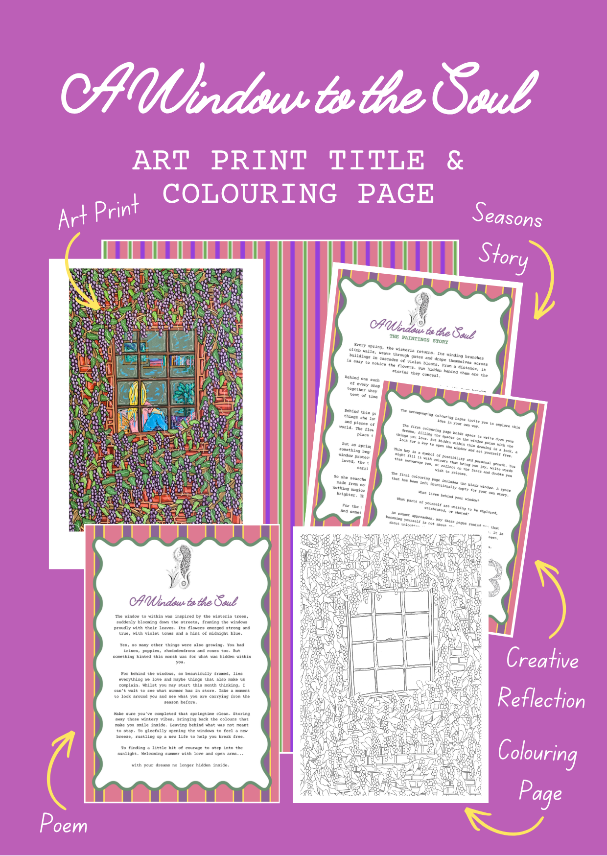 A Window to the Soul "Art Print"
