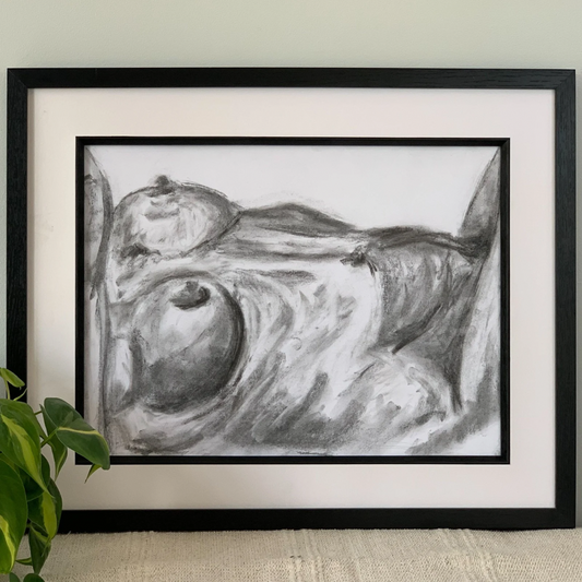 Study No 02 - Charcoal Drawing