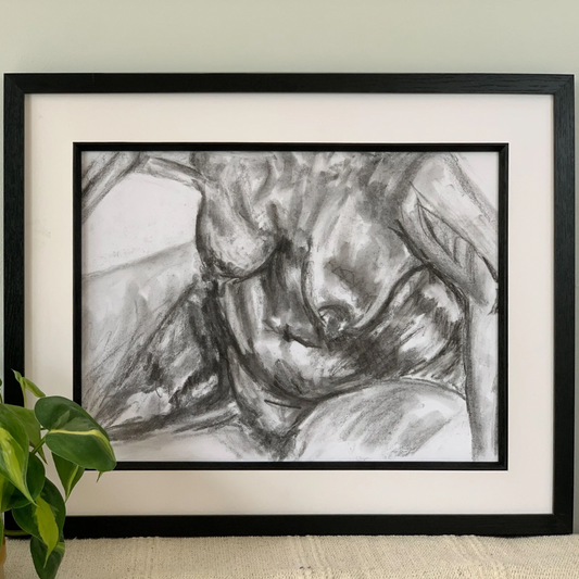 Study No 02 - Charcoal Drawing