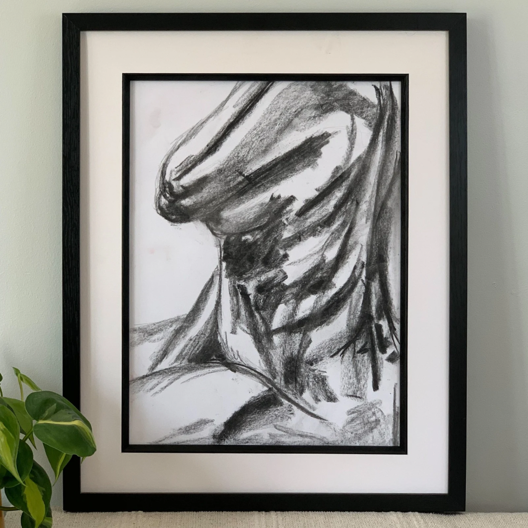Study No 06 - Charcoal Drawing