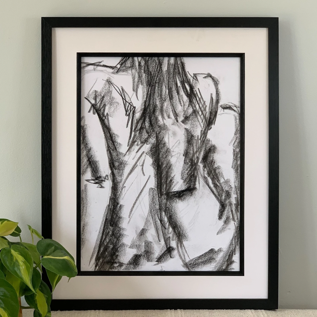 Study No 07 - Charcoal Drawing