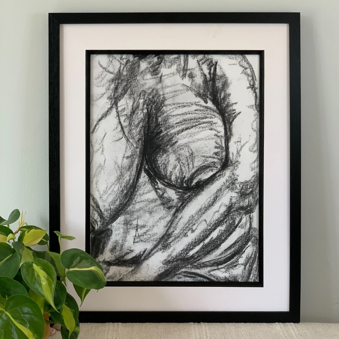 Study No 05 - Charcoal Drawing