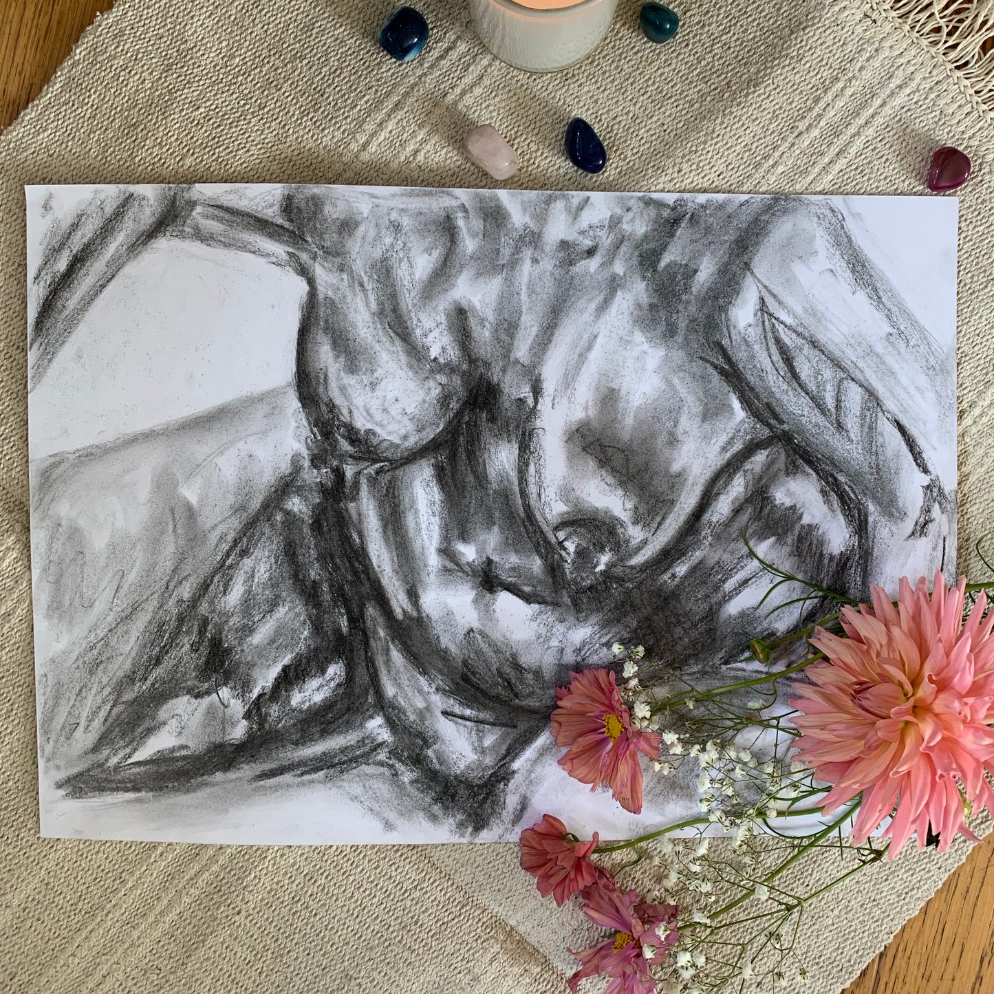 Study No 02 - Charcoal Drawing