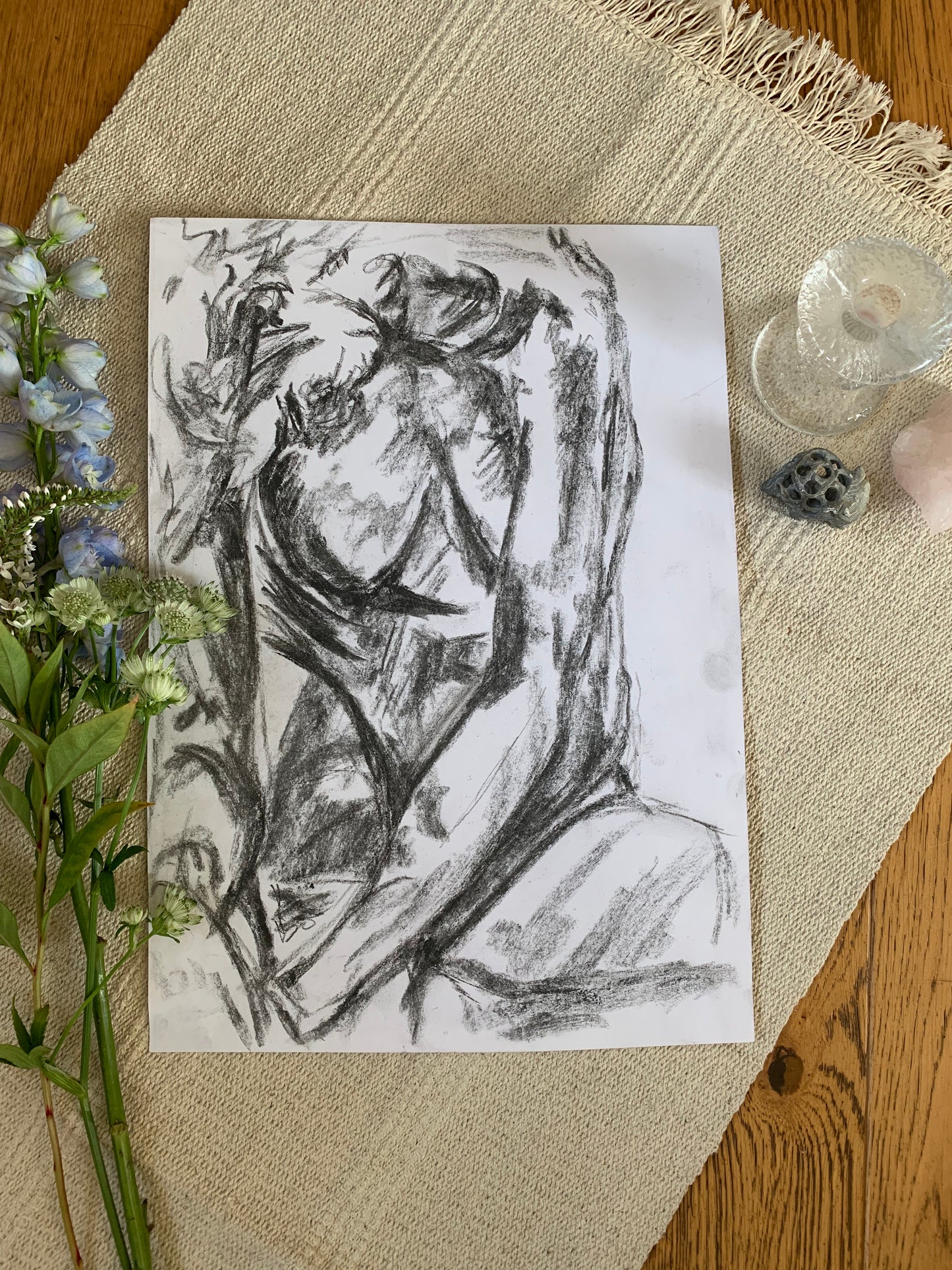 Study No 03 - Charcoal Drawing