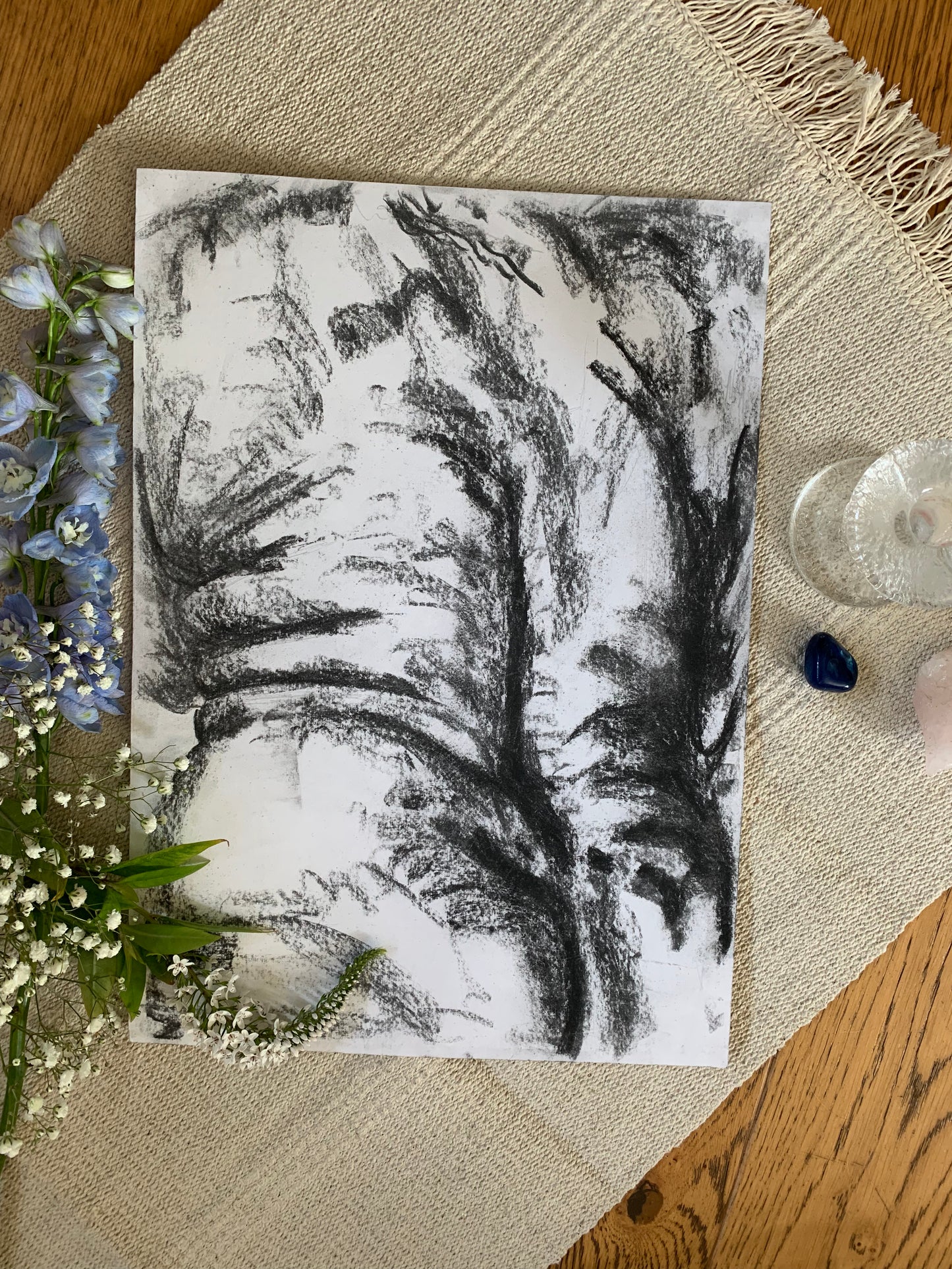 Study No 04 - Charcoal Drawing