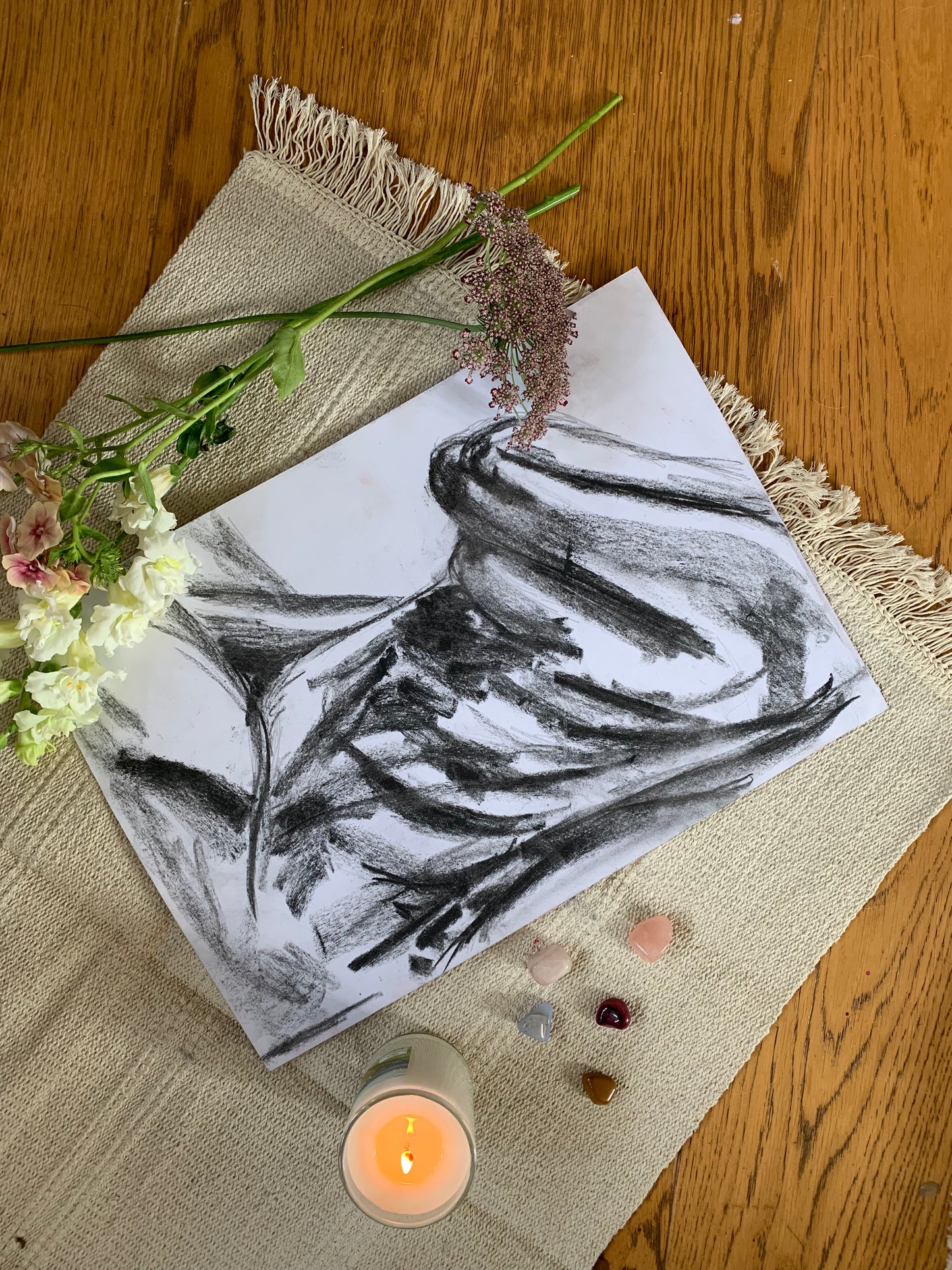 Study No 06 - Charcoal Drawing