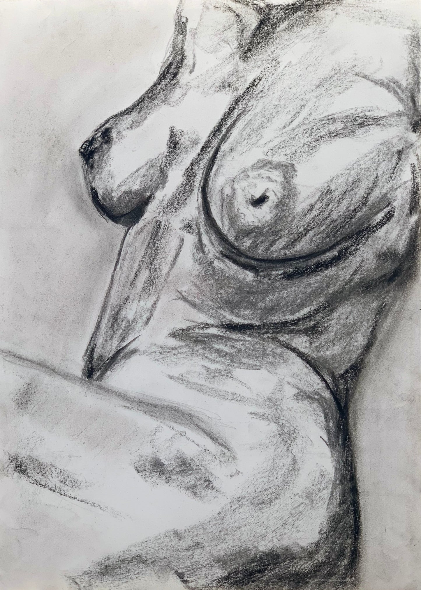 Study No 09 - Charcoal Drawing