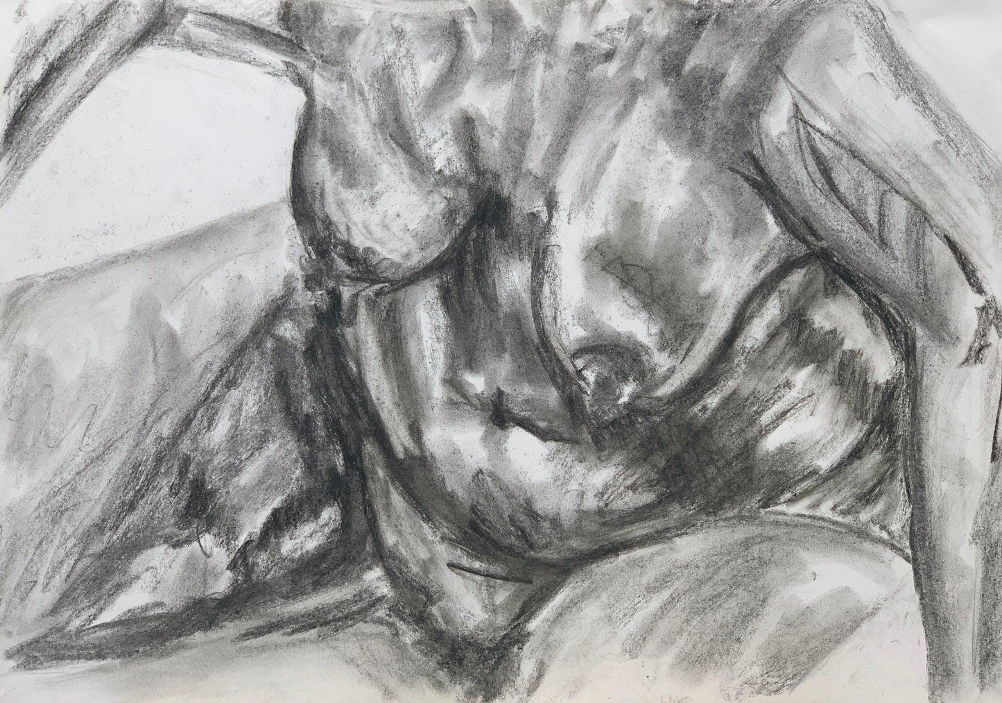 Study No 02 - Charcoal Drawing