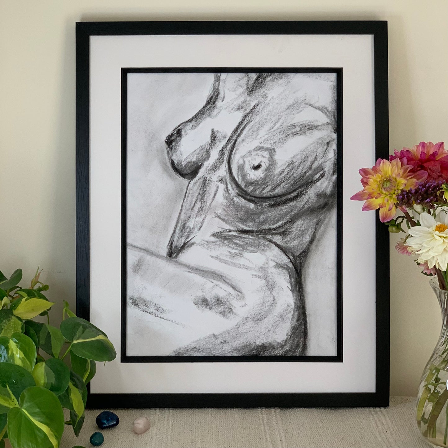Study No 09 - Charcoal Drawing