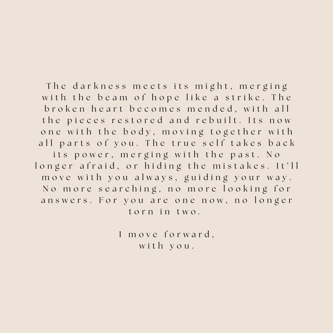 Text on a beige background with a motivational quote.