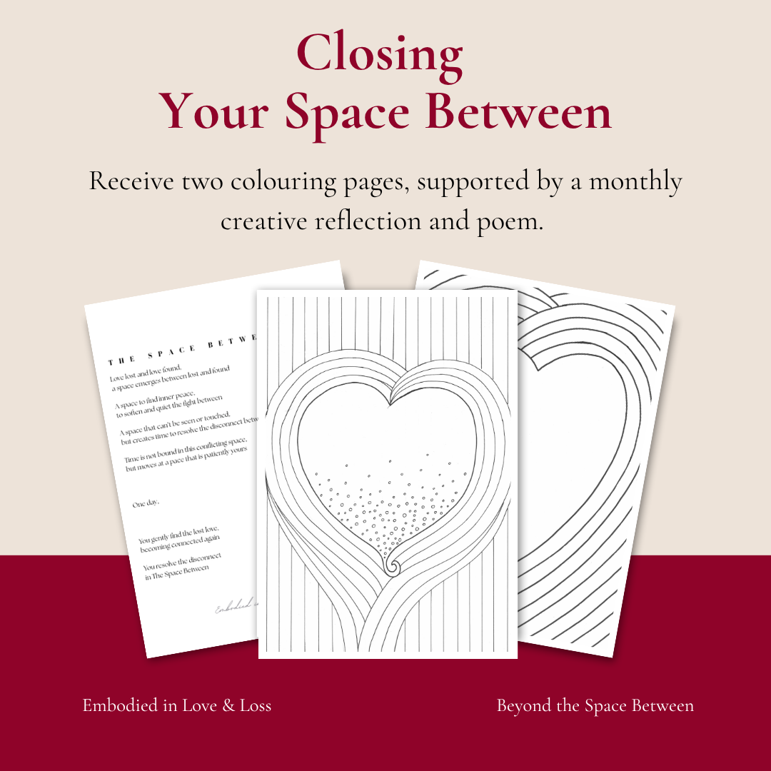 Grief Print & Colouring Club for the Heart