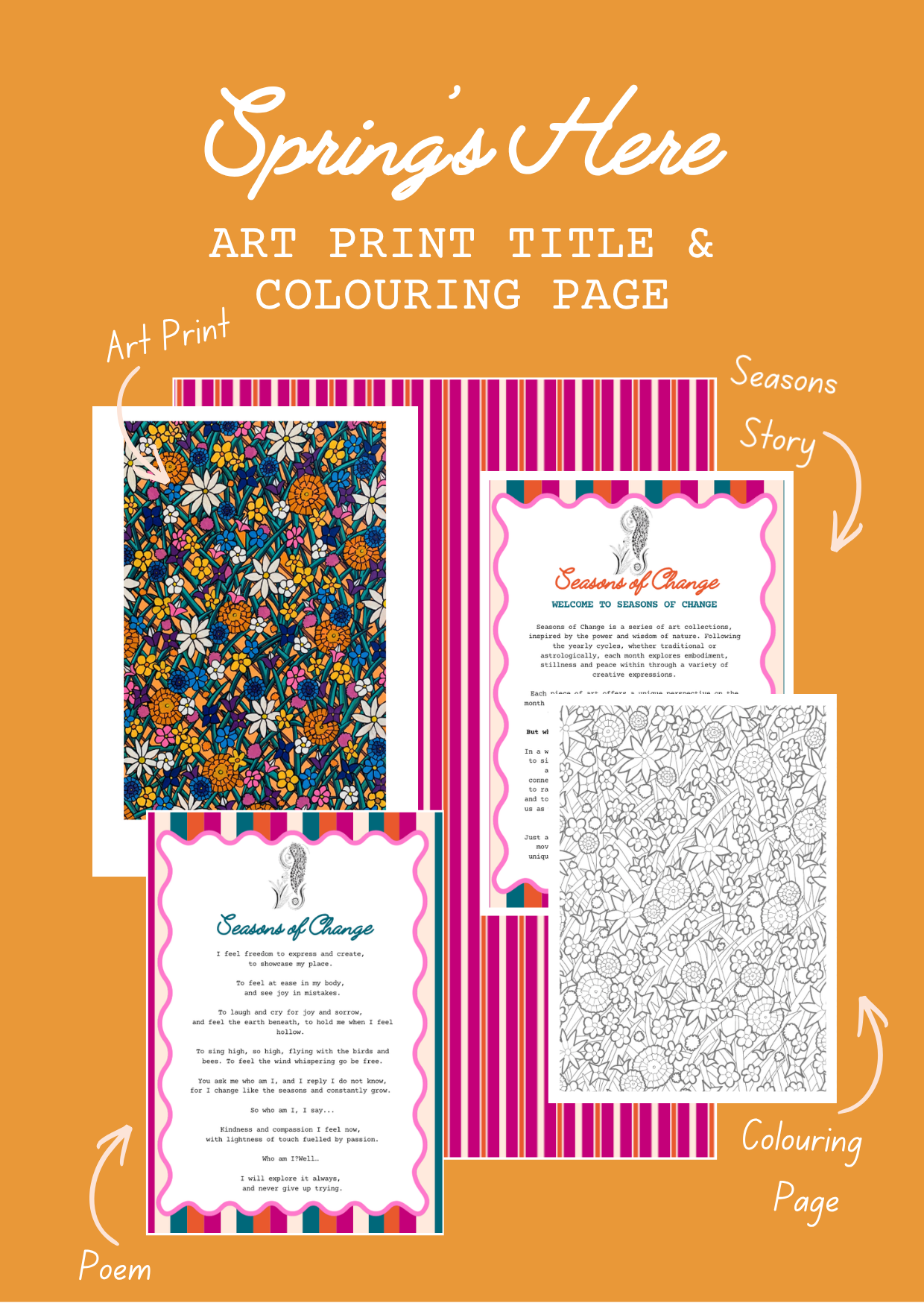 "Spring's Here" Art Print