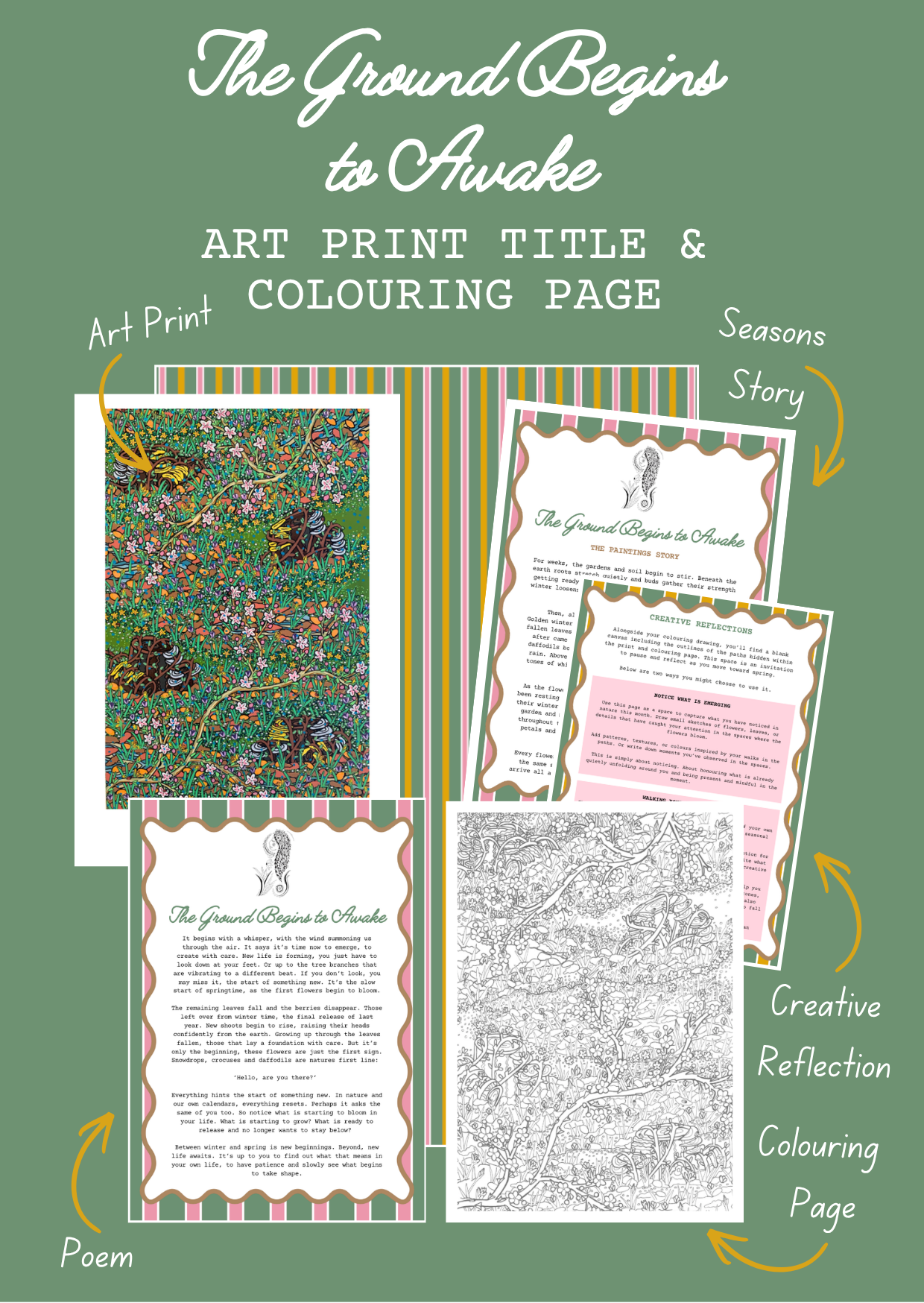 The Ground Begins to Awake "Art Print"