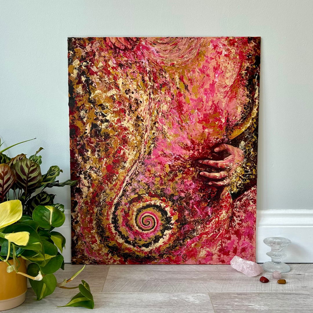 Original painting titles what makes sense as part of the embodied in love and loss collection