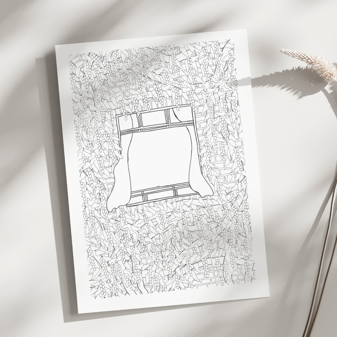 A Window of Courage "Art Print"