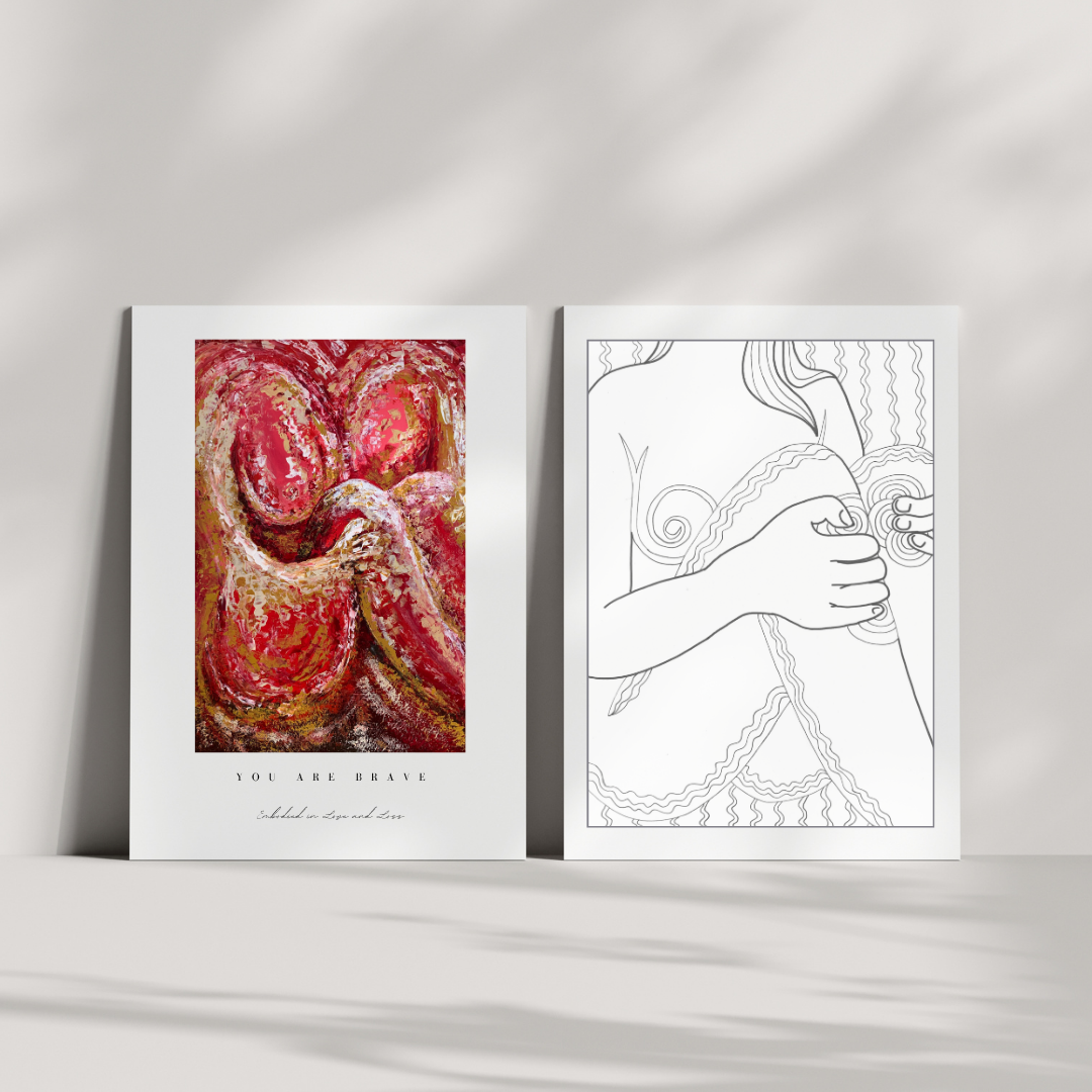 "You Are Brave" Art Print