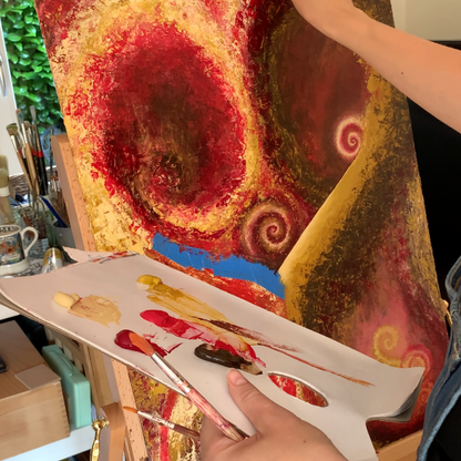 World on Fire - Original Art