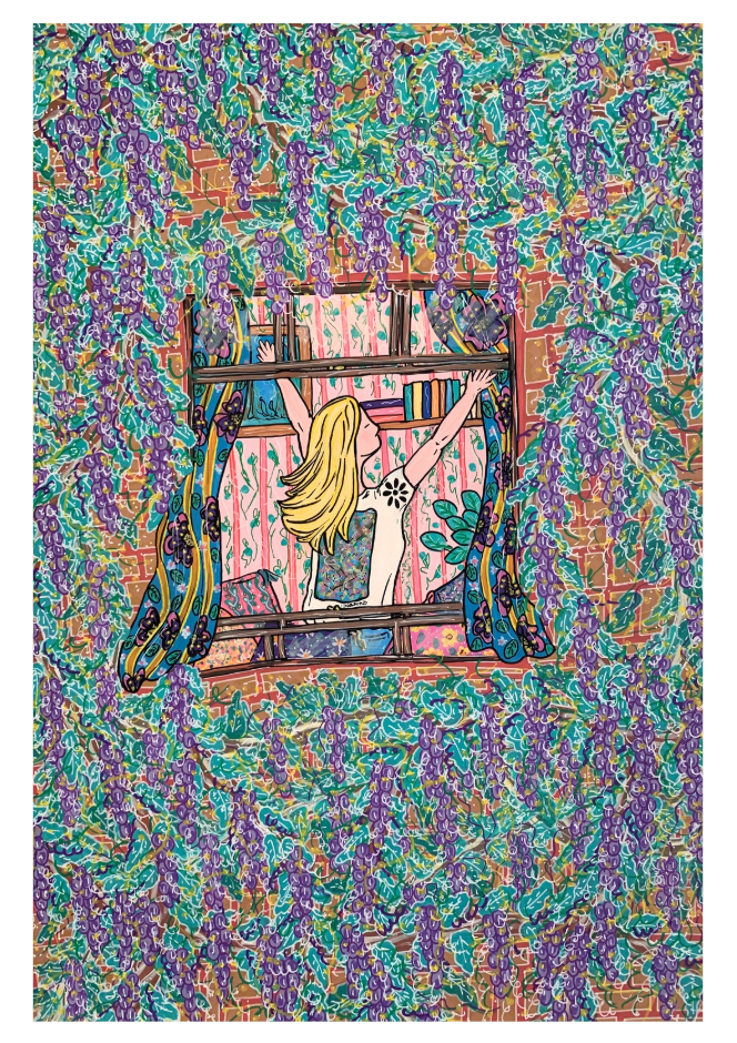 A Window of Courage "Art Print"