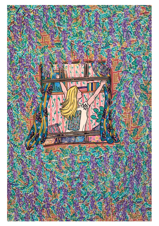 A Window of Courage "Art Print"
