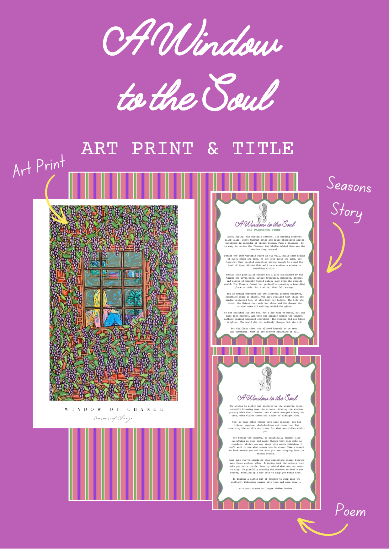 A Window to the Soul "Art Print"