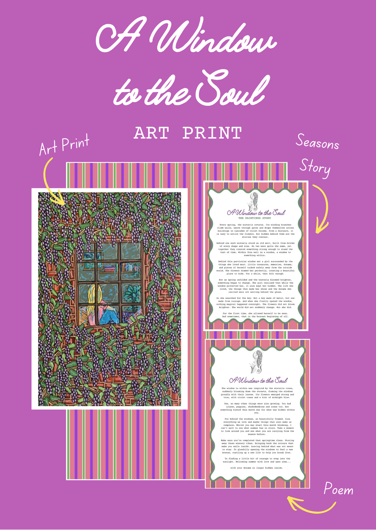 A Window to the Soul "Art Print"