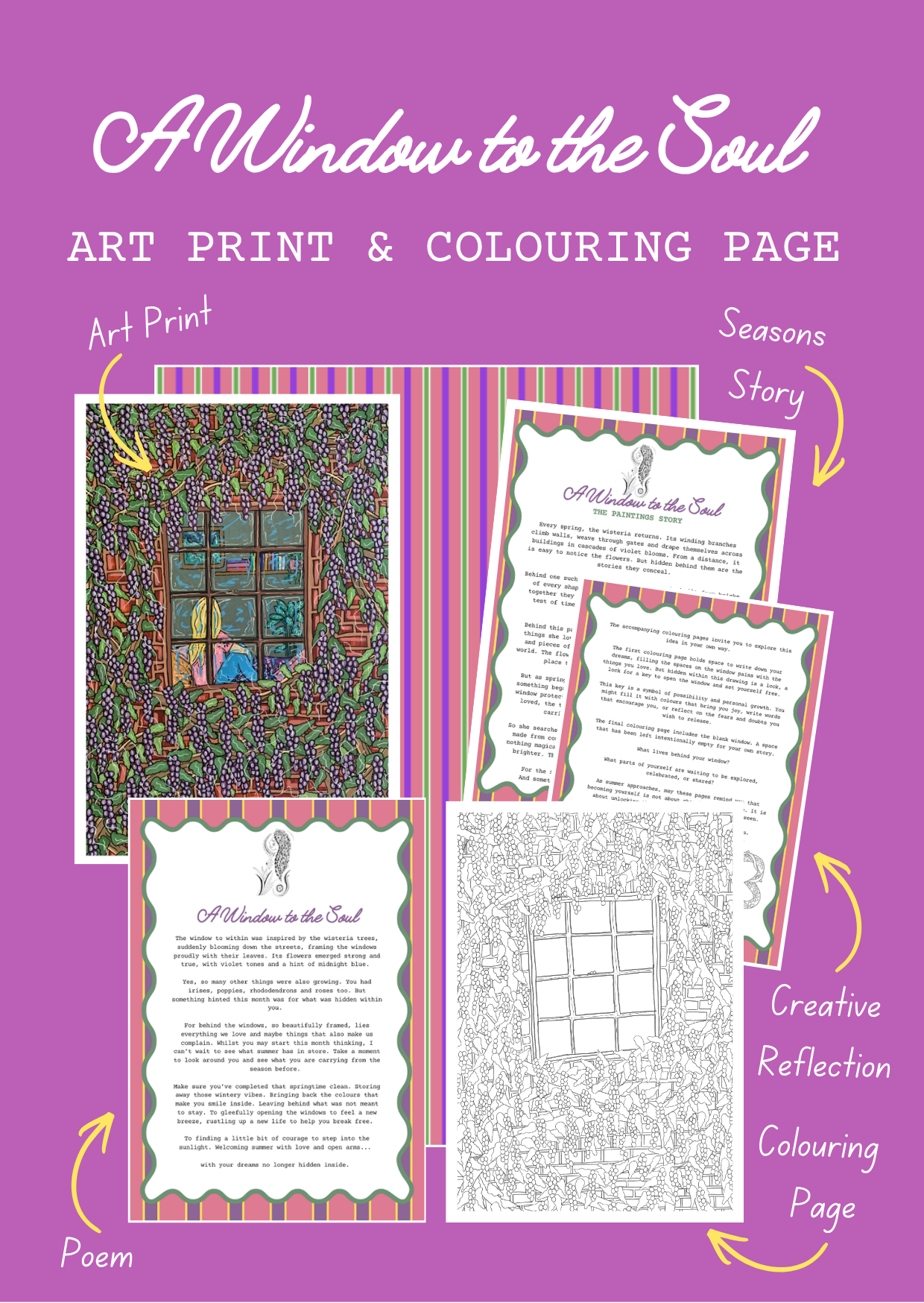 A Window to the Soul "Art Print"