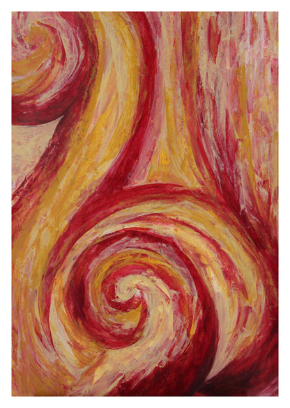 Study 09. Swirls of You - Original Painting