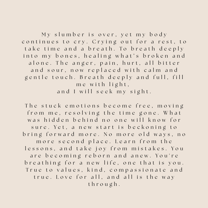 "First Breath" Poem Print