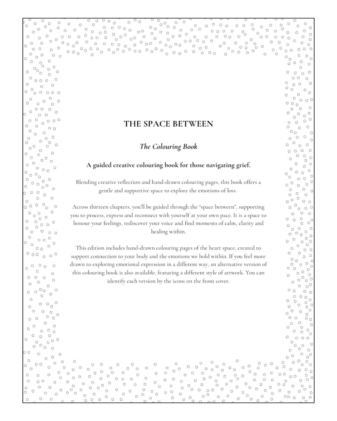 Guided Grief Colouring Book for the Heart
