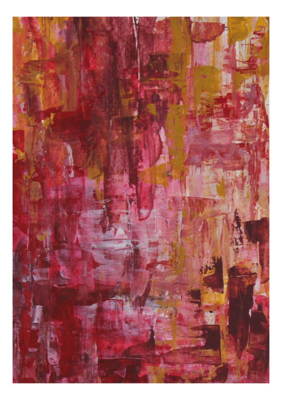 "Hidden Heartbreak" Heart Space Art Print