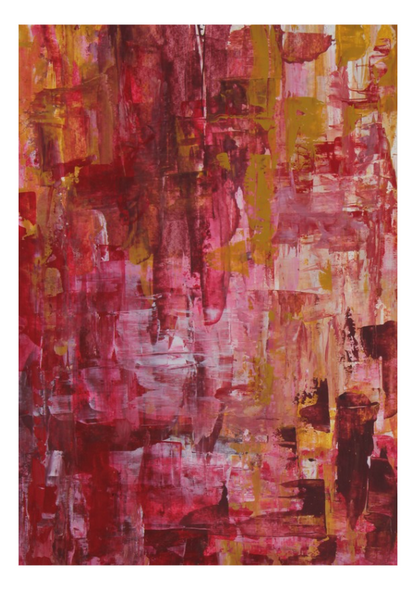 "Hidden Heartbreak" Heart Space Art Print