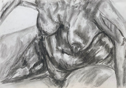 Study No 02 - Charcoal Drawing