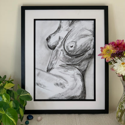 Study No 09 - Charcoal Drawing
