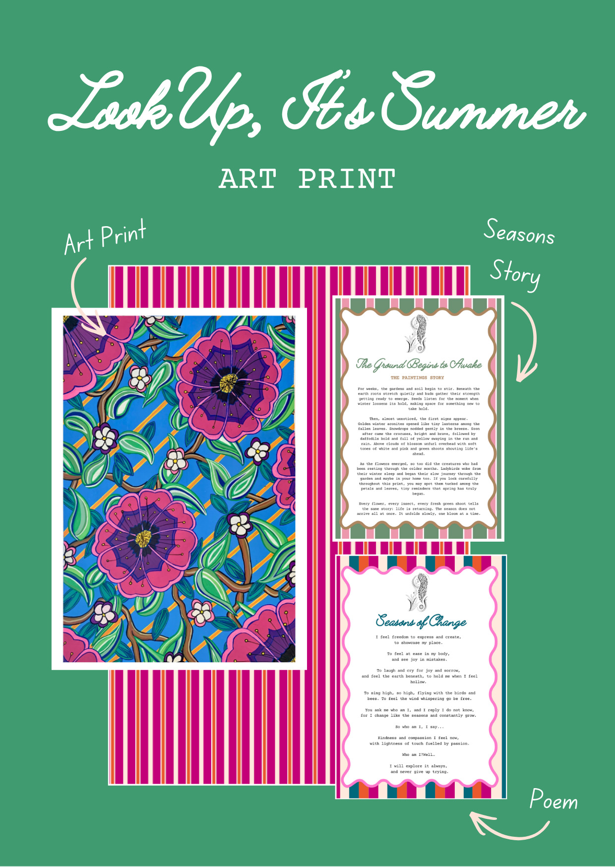 Look Up, It's Summer "Art Print"
