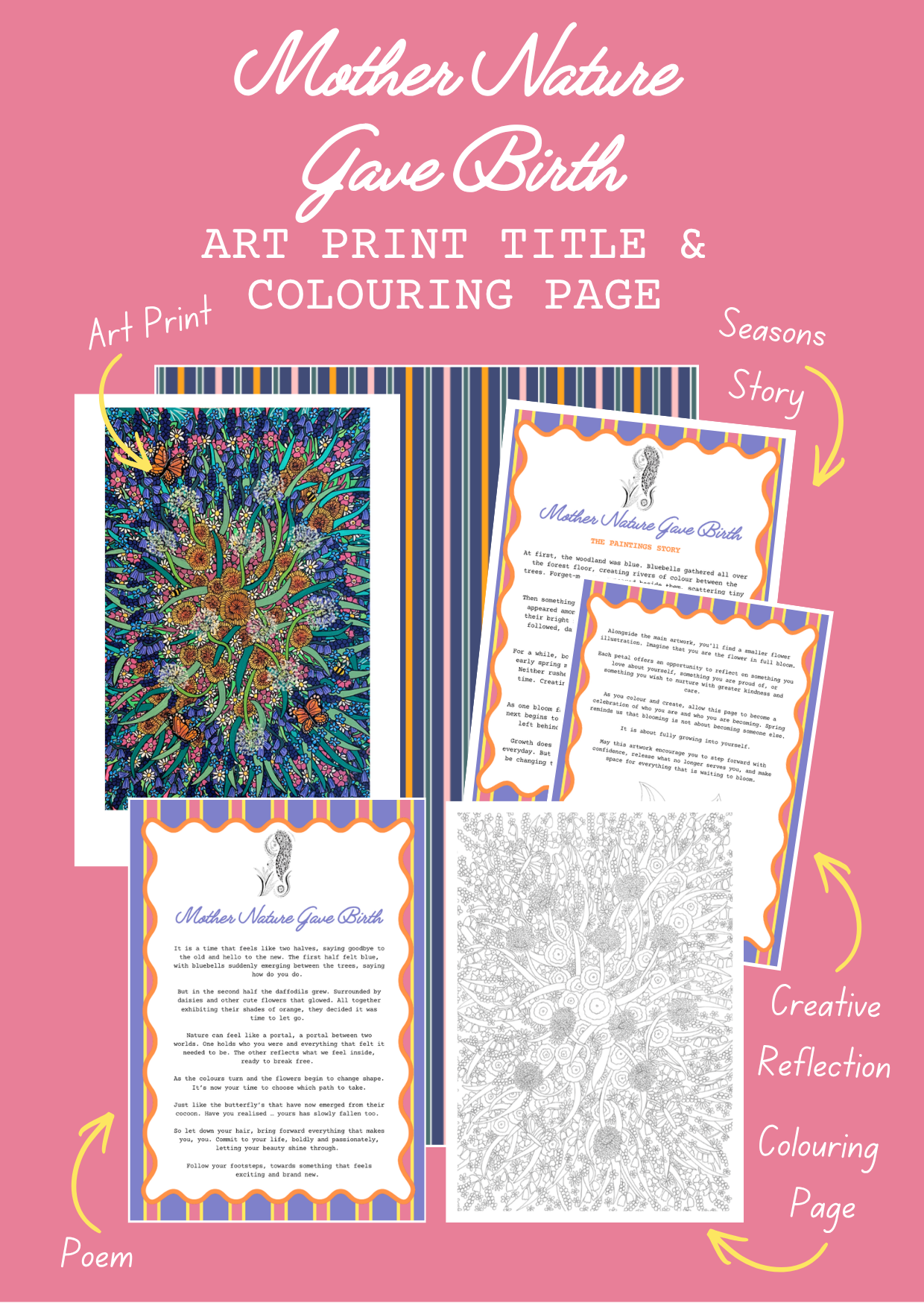 Mother Nature Gave Birth "Art Print"