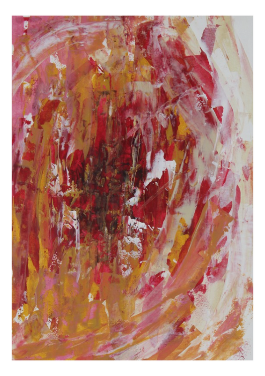 "Moving Forward" Heart Space Art Print