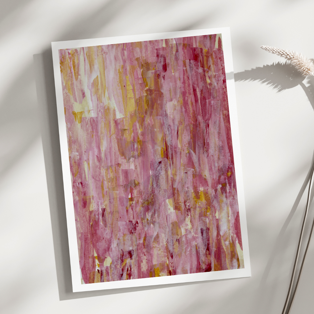 "Peaceful Slumber" Heart Space Art Print