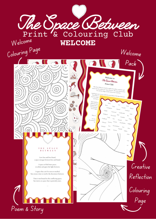 Grief Print & Colouring Club for Women