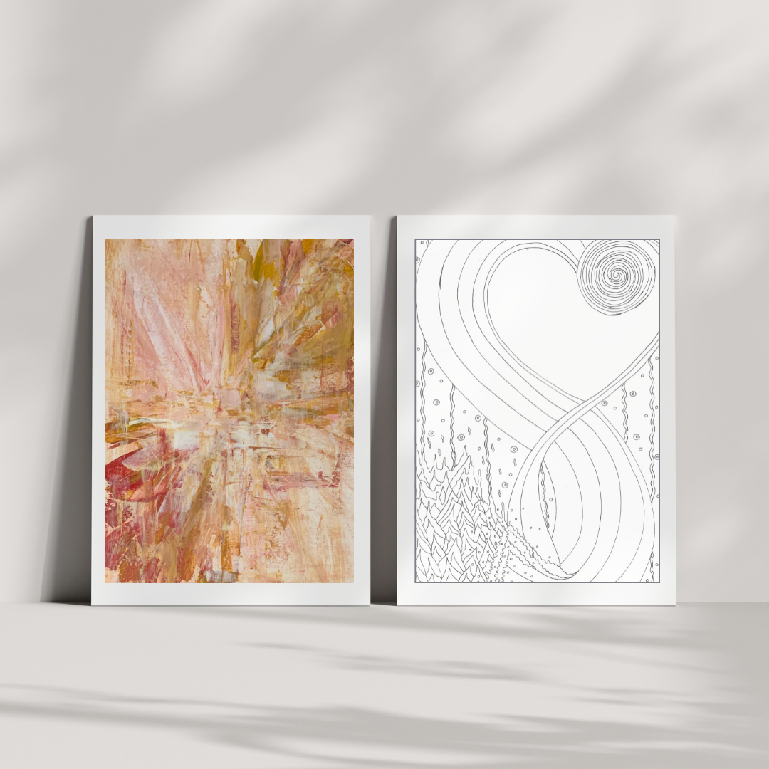 "Protect Your Light" Heart Space Art Print