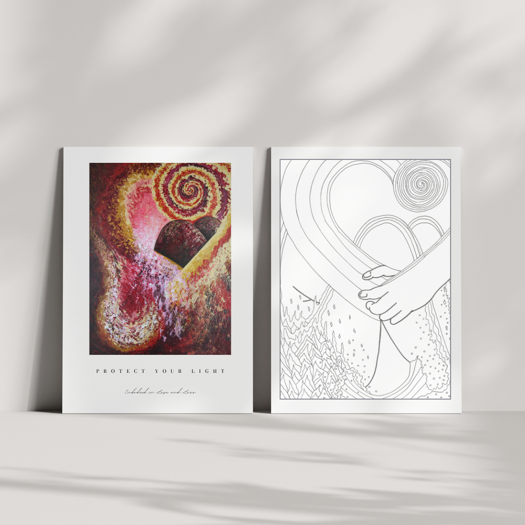 "Protect Your Light" Art Print