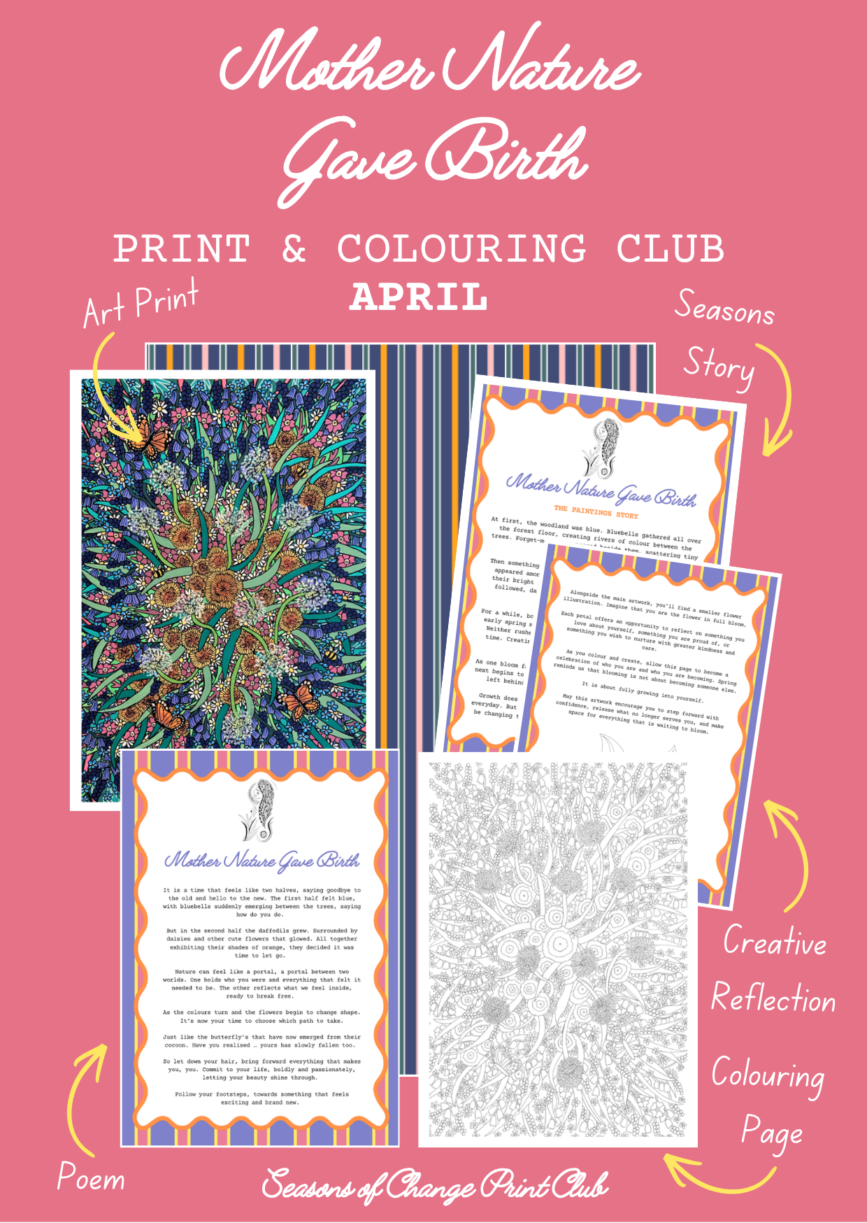 Mindfulness Print and Colouring Club