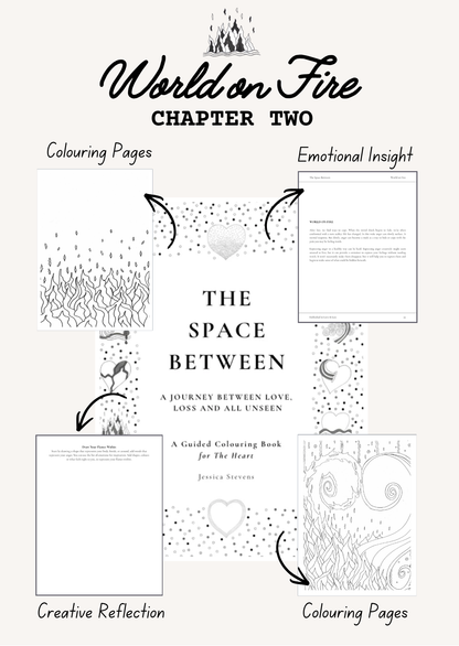 Guided Grief Colouring Book for the Heart