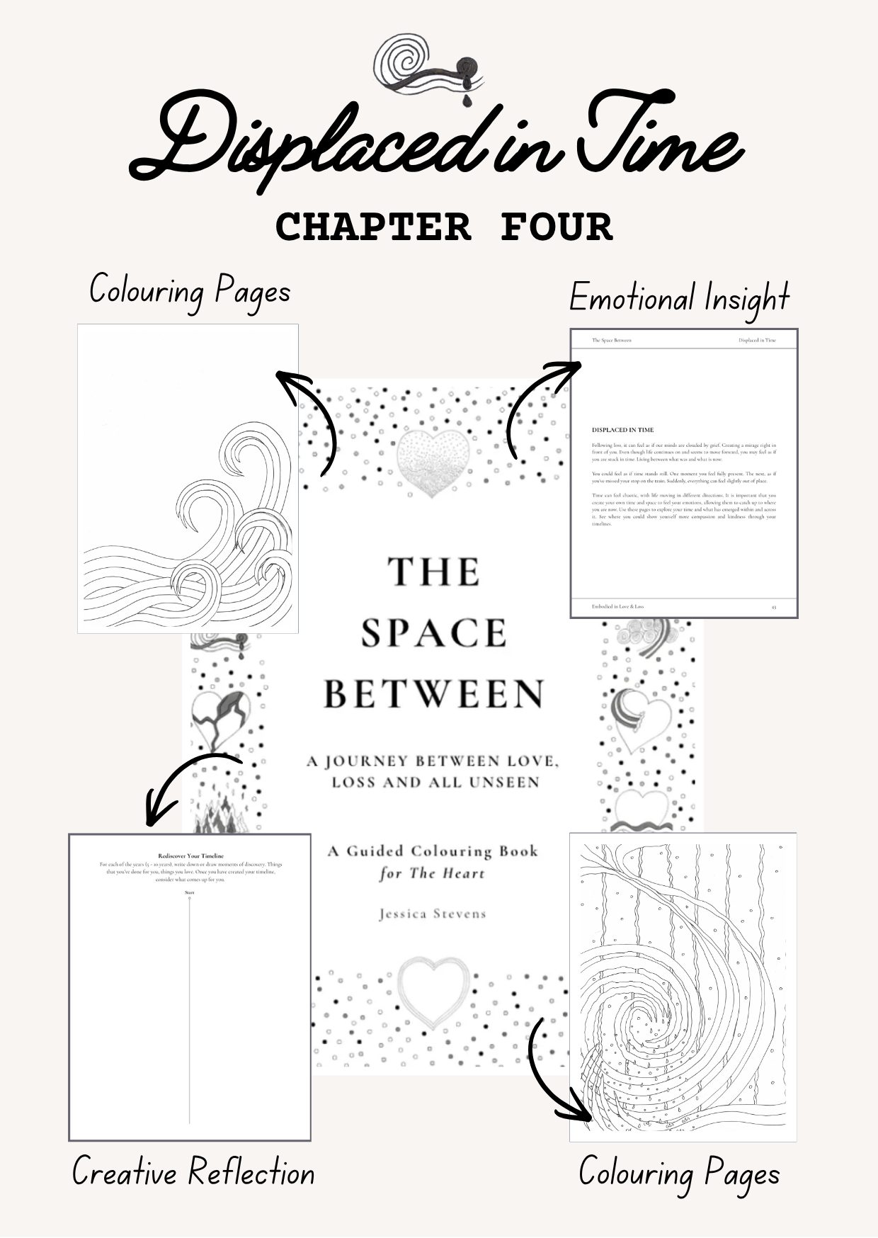 Guided Grief Colouring Book for the Heart
