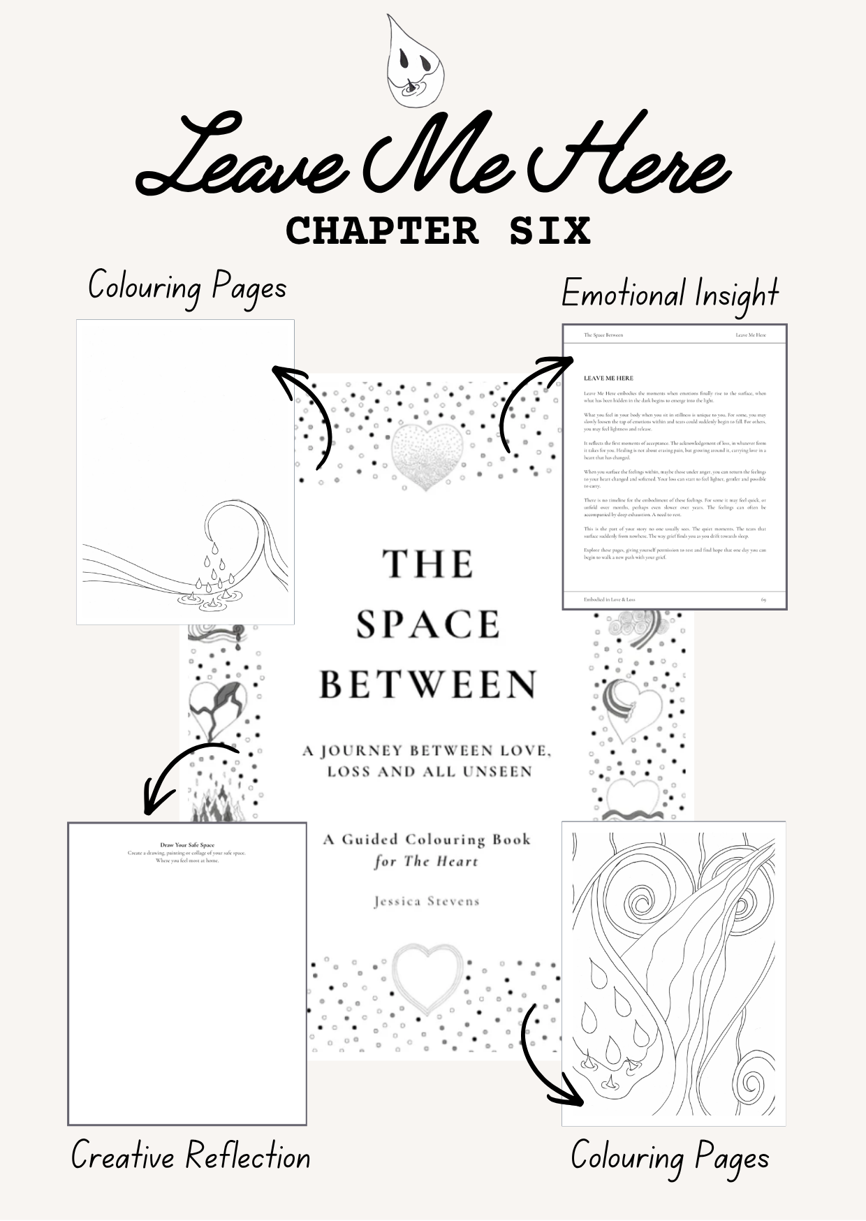 Guided Grief Colouring Book for the Heart
