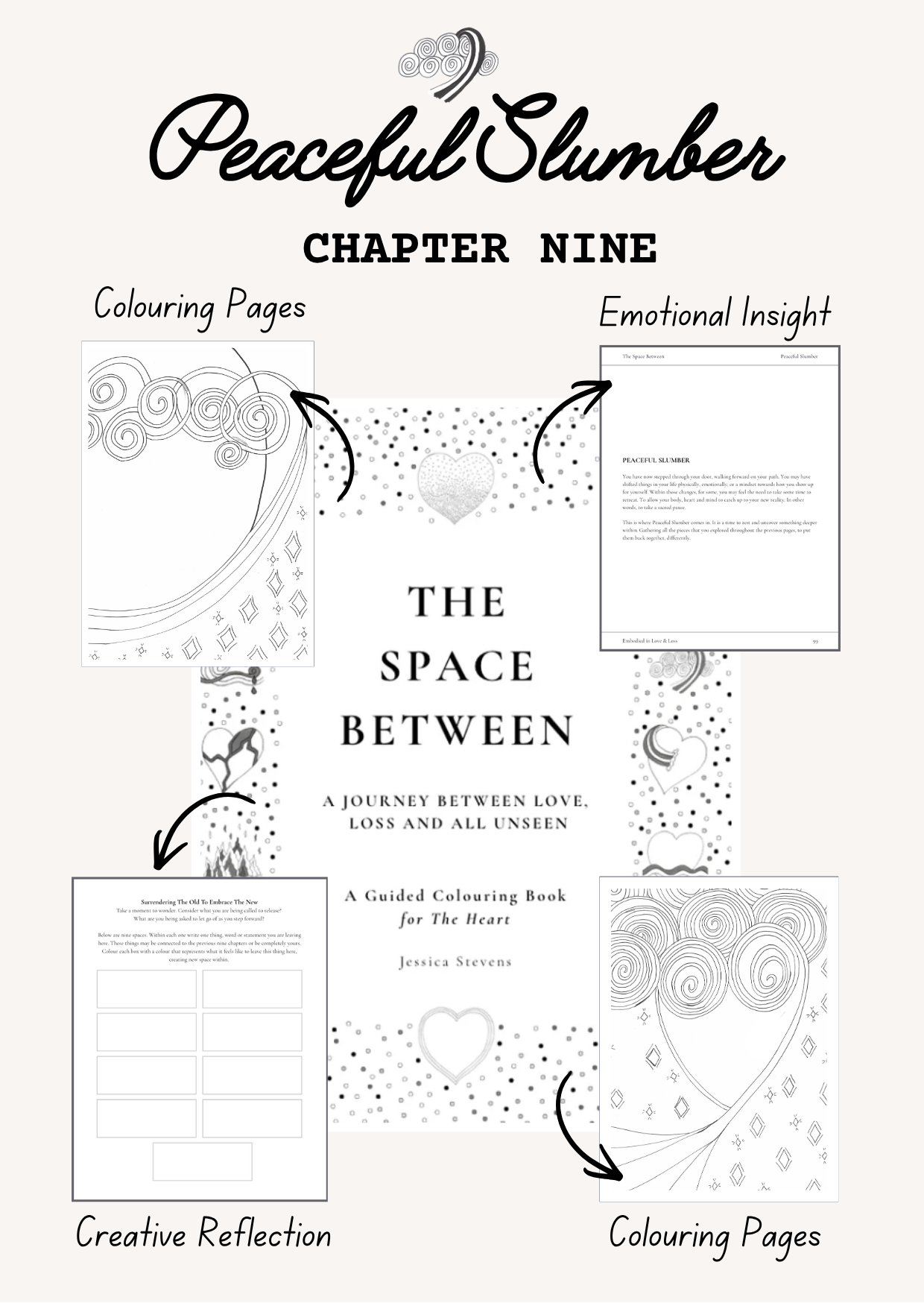 Guided Grief Colouring Book for the Heart