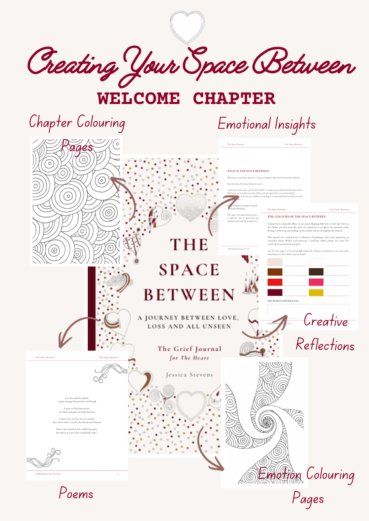 Grief Journal for the Heart (Hardback)