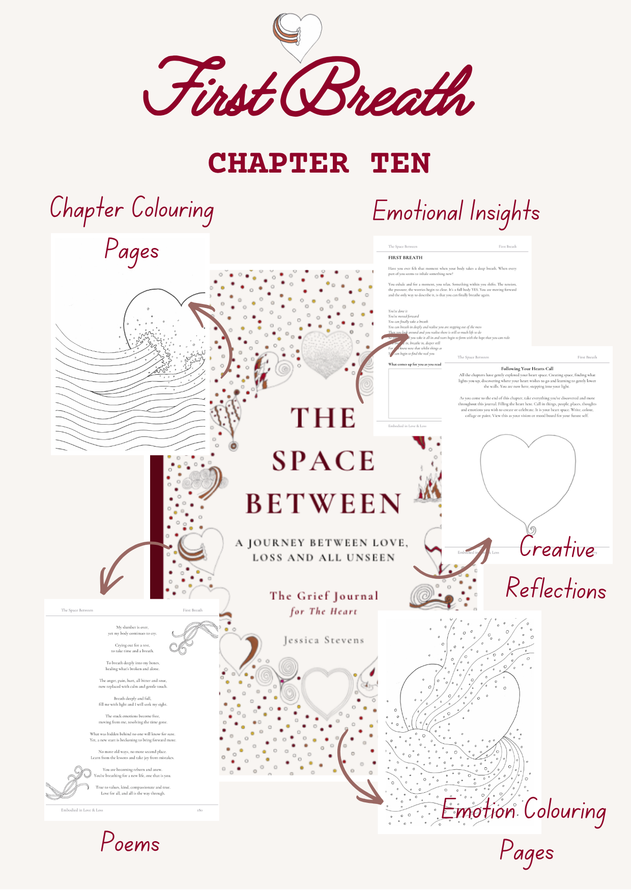 Grief Journal for the Heart (Hardback)