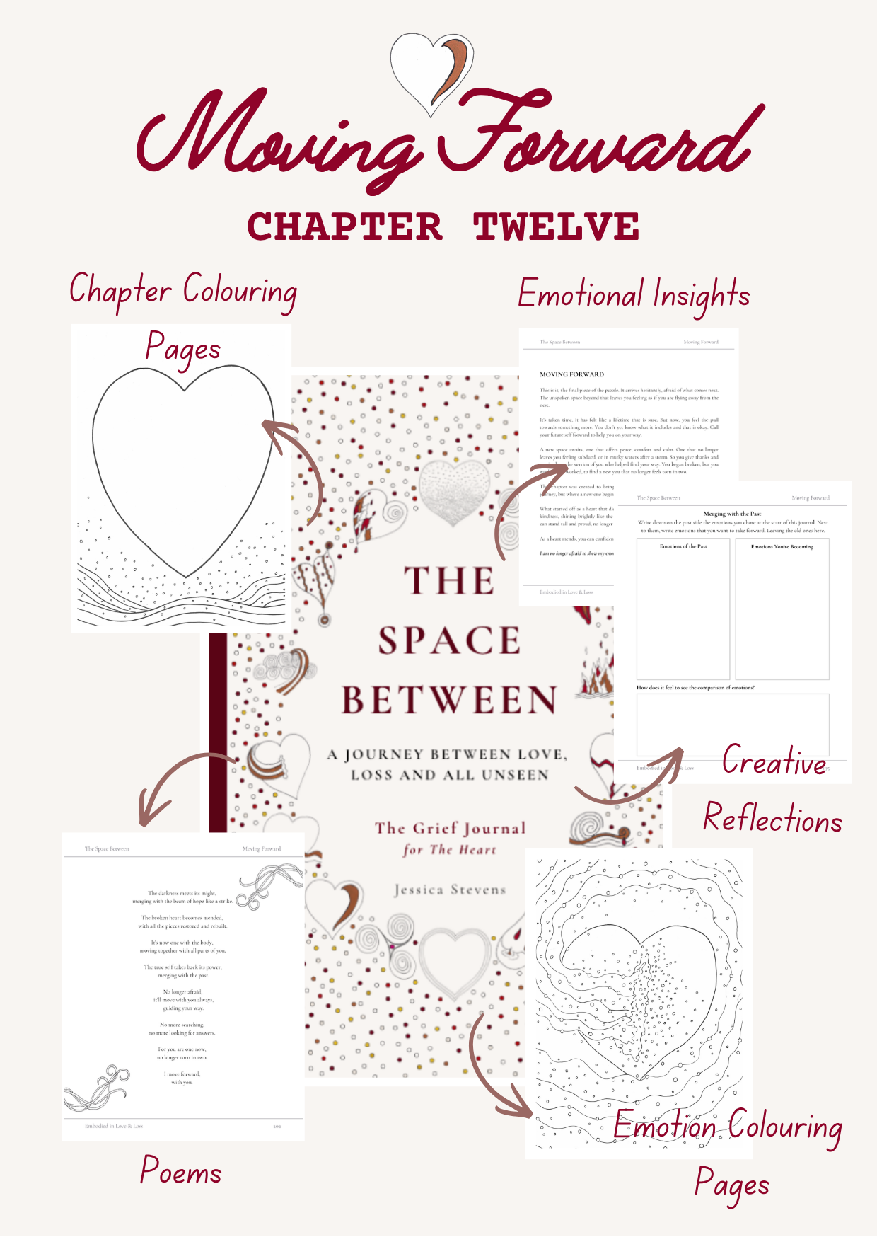 Grief Journal for the Heart (Hardback)