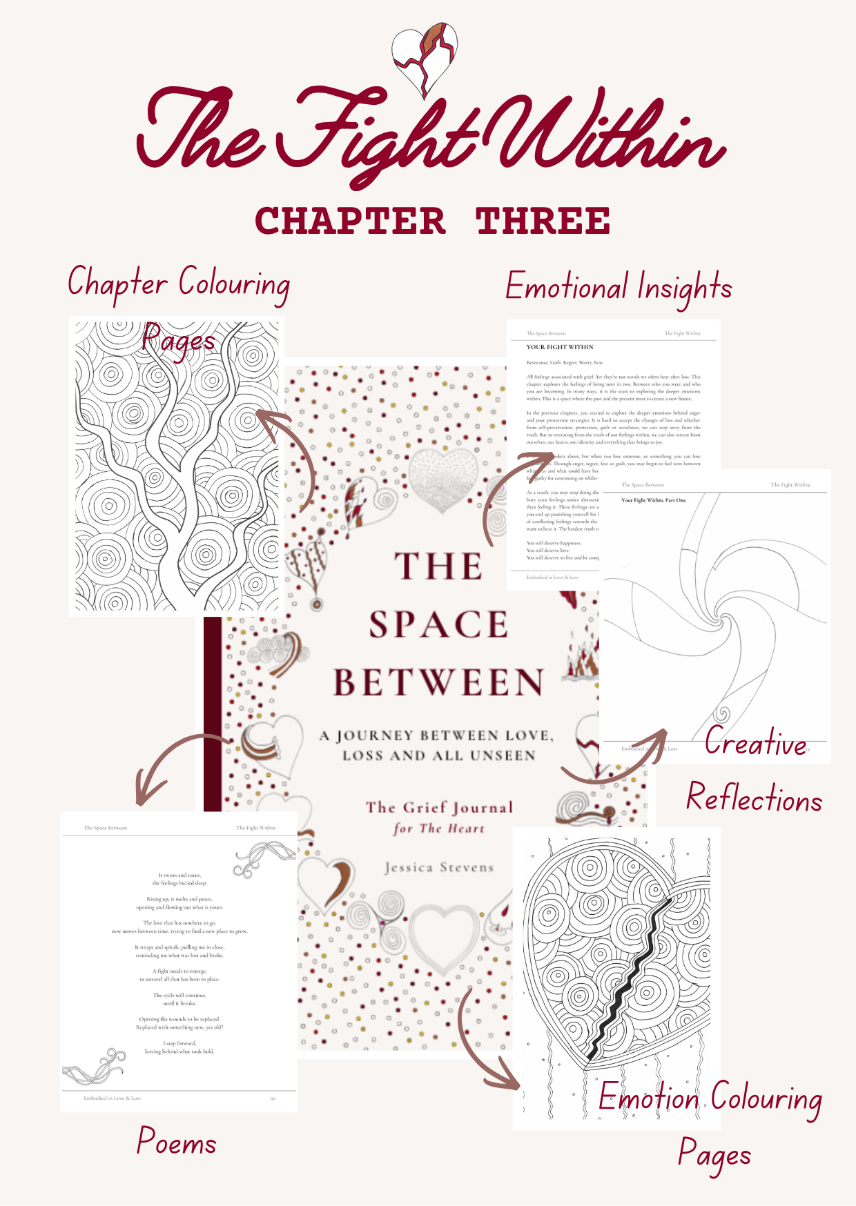 Grief Journal for the Heart (Hardback)